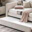 Luxueux lit de jour moderne gigogne escamotable capitonné 1 pièce-336700109-336700144
