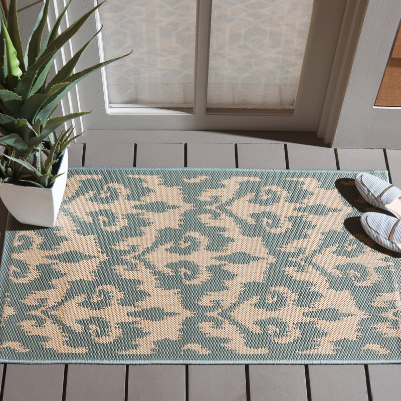 Dotel Performance Geometric Rug, Rectangle 2' x 3'7"