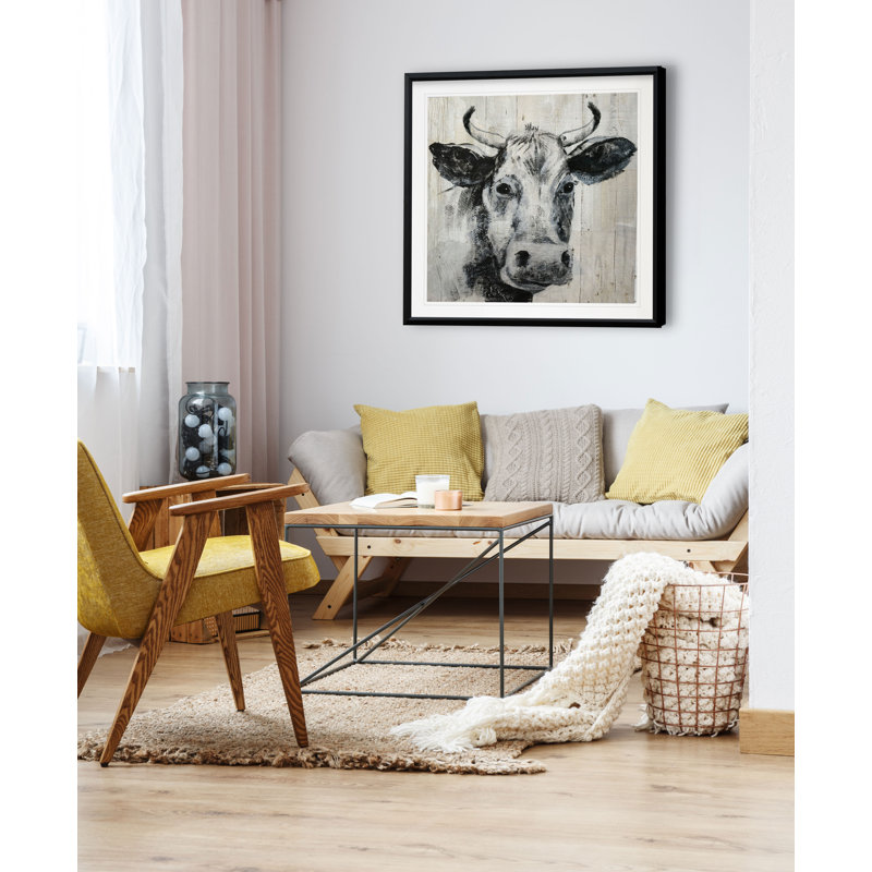 Howdy voisin I - impression, H 30,5 po x l 30,5 po x P 1,5 po, Cadre plastique noir