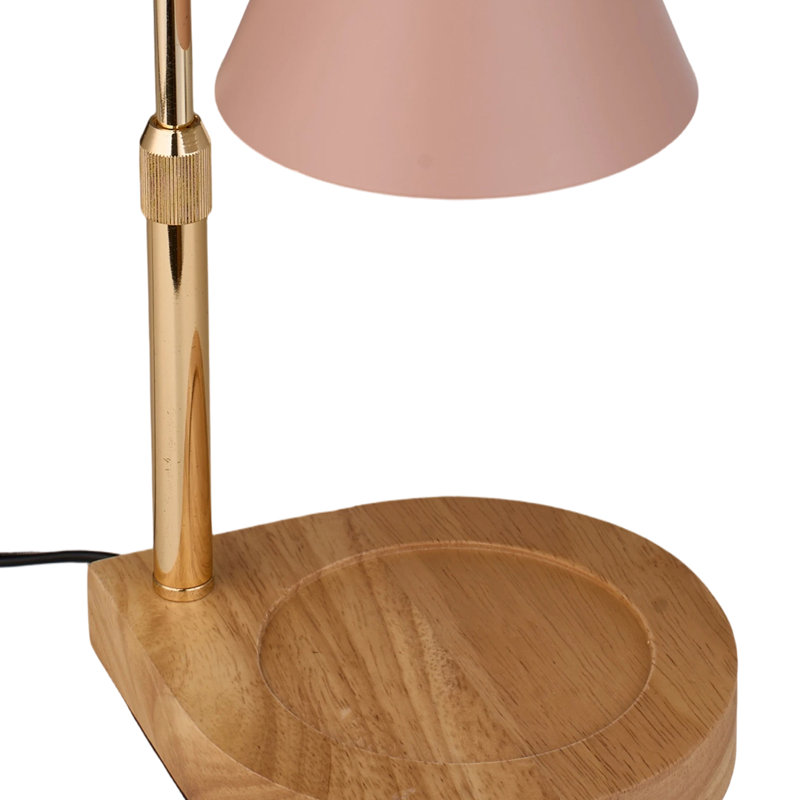 Wood USB Table Lamp
