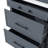 83.7Inch High Kitchen Organizer With Faux Marble, 5 Drawers And Adjustable Shelf, Gray Freestanding Unit For Practical Storage Pantry Marble Counter, Tall, Shelf Modern Homes