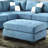 Malone Microsuede Ottoman-451368611