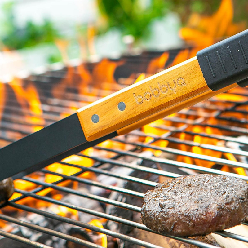 Wooden BBQ Tools, Black