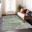Tapis olive intérieur / extérieur lavable à la machine Claudian ACN1638-104240303