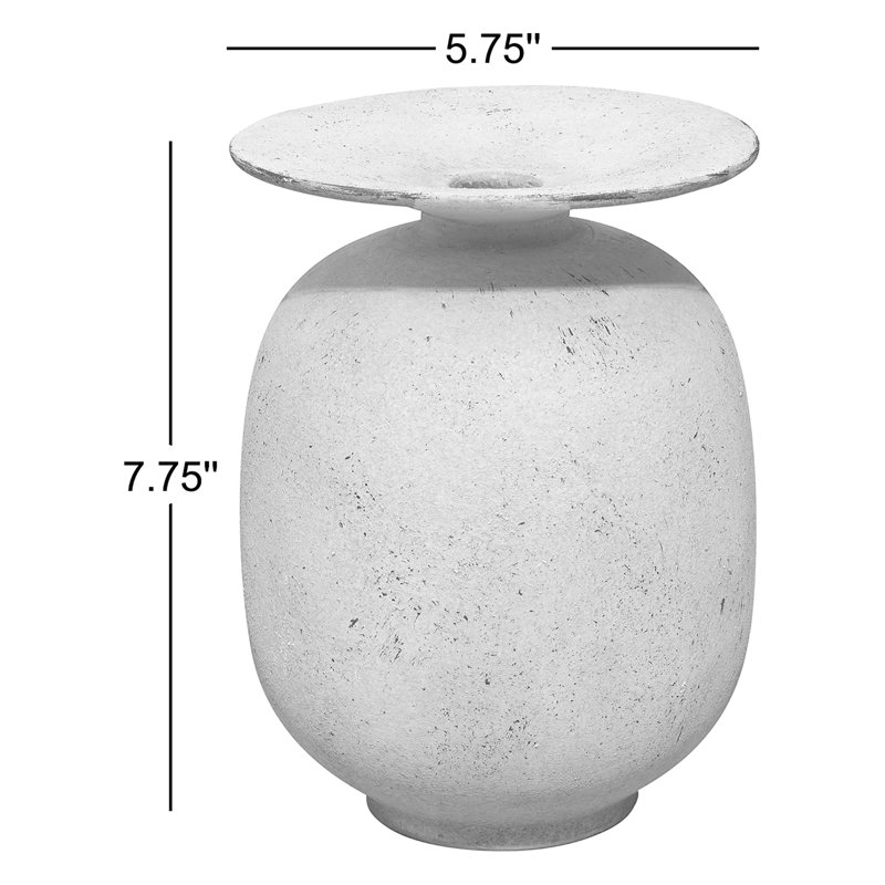 Highland Handmade Ceramic Table Vase, Brown