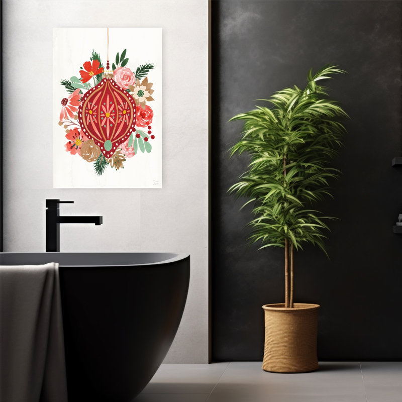 Contemporary Art Contemporary Flower Art by Dina June - Wrapped Canvas Print, 60.96 cm H x 40.64 cm W