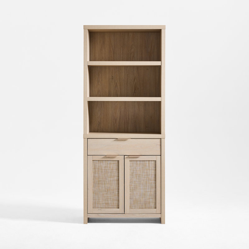 Dearbhaile 185cm H x 76cm W Bookcase, Light Natural Oak