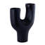 Harmony 15" Tall Aluminum Candle Holder, Black