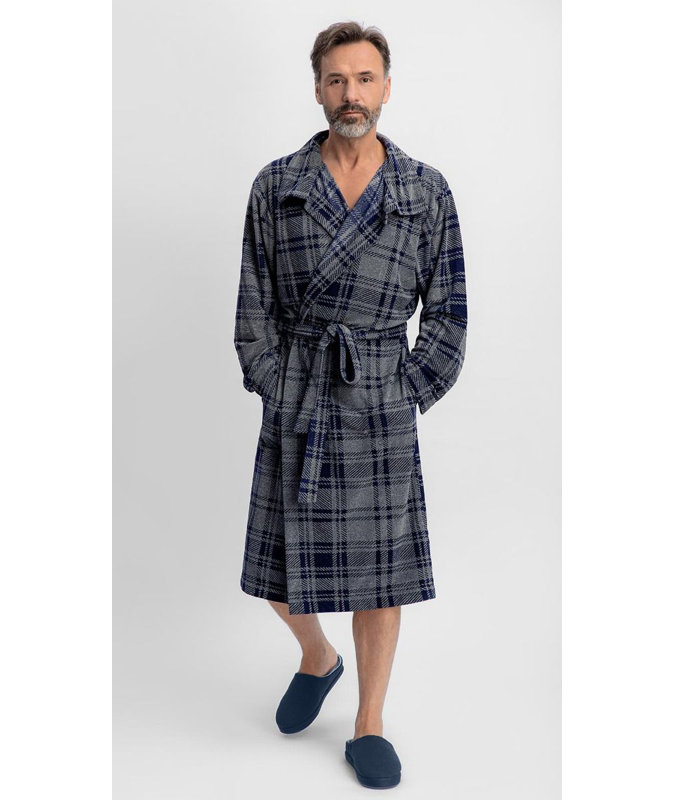 Scott Terry Cloth Boy/Man+  Mid-Calf Bathrobe, S