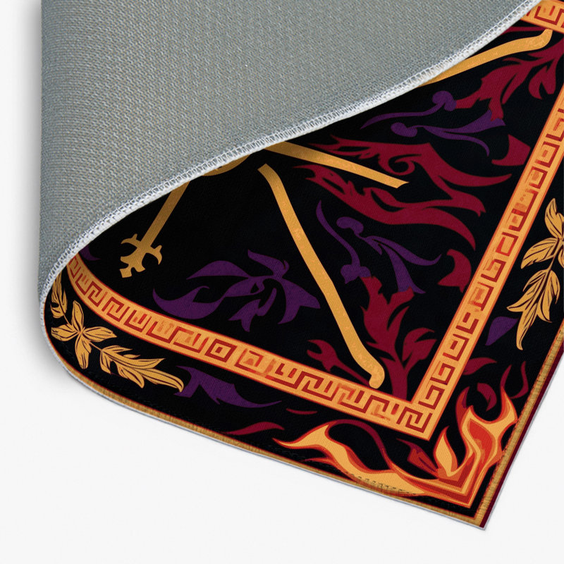 Tapis baroque intérieur et extérieur Elysian, Rectangle 1 pi 6 po x 2 pi 6 po