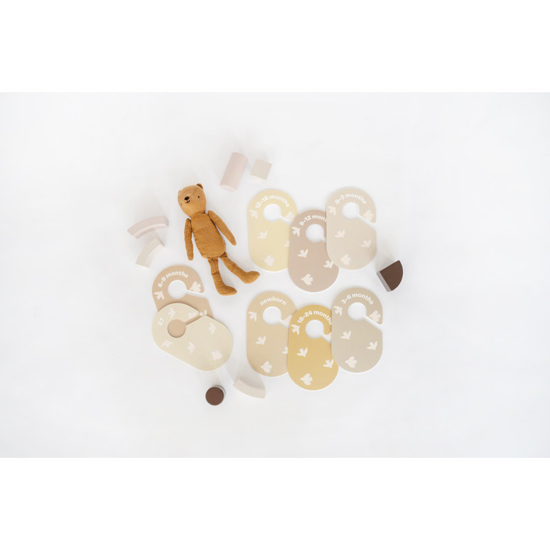 Bird Design Baby Closet Dividers Set for Newborn to 2T