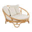 Algia 112cm Wide Curved Wicker Patio Daybed with Cushions-2138137141-2107485051