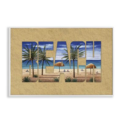  Tropical Beach Outline, estampe numérique par Art Brands, LLC.