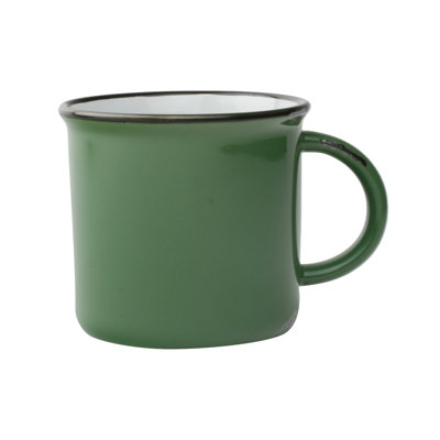 Tinware Stoneware Coffee Mug