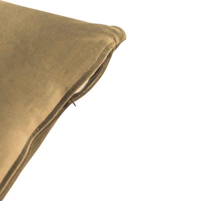 Davos Square Pillow Cover, Ochre