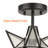 Moese Glass Semi Flush Mount-1036511733