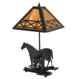 Rustic Lodge Table Lamp