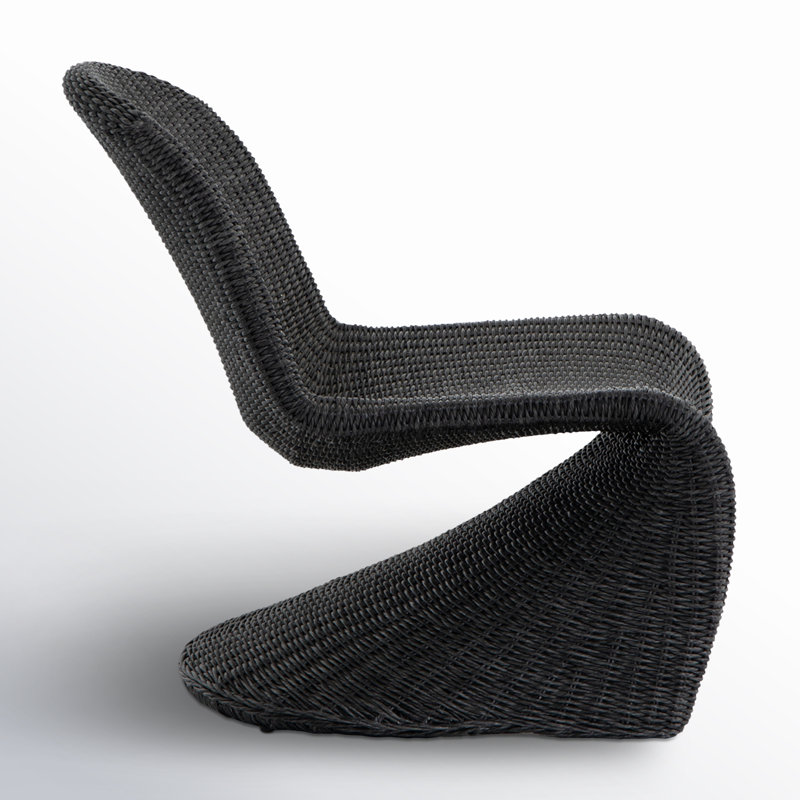 Portia Outdoor Lounge Chair, Vintage Coal