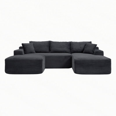 Modular Cloud Sectional Sofa No Assembly