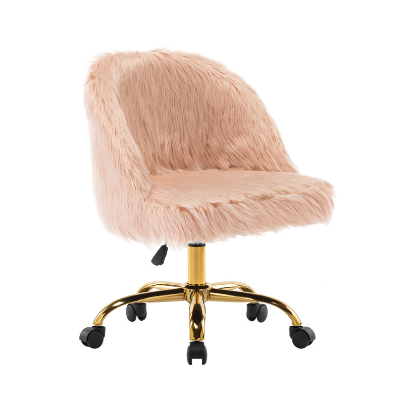 Polyester Blend Task Chair, Pink