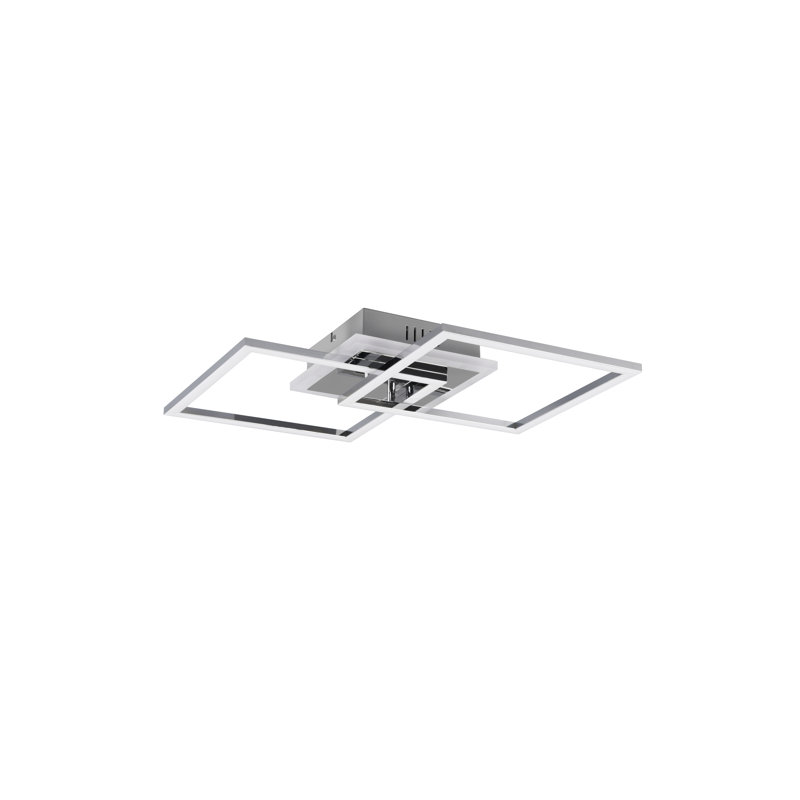 Allan-John LED Flush Mount, Chrome