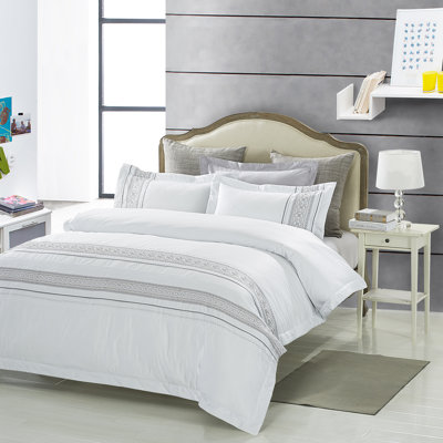 Modern & Contemporary Cotton Sateen Duvet Cover