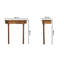 90 cm W Solid Wood Top Console Table