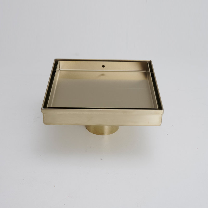 1 6'' W Tile-In, Brushed Gold