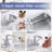 Modern Chrome Bathroom Sink Faucets, Brass Build, Elegant Design, Home Use