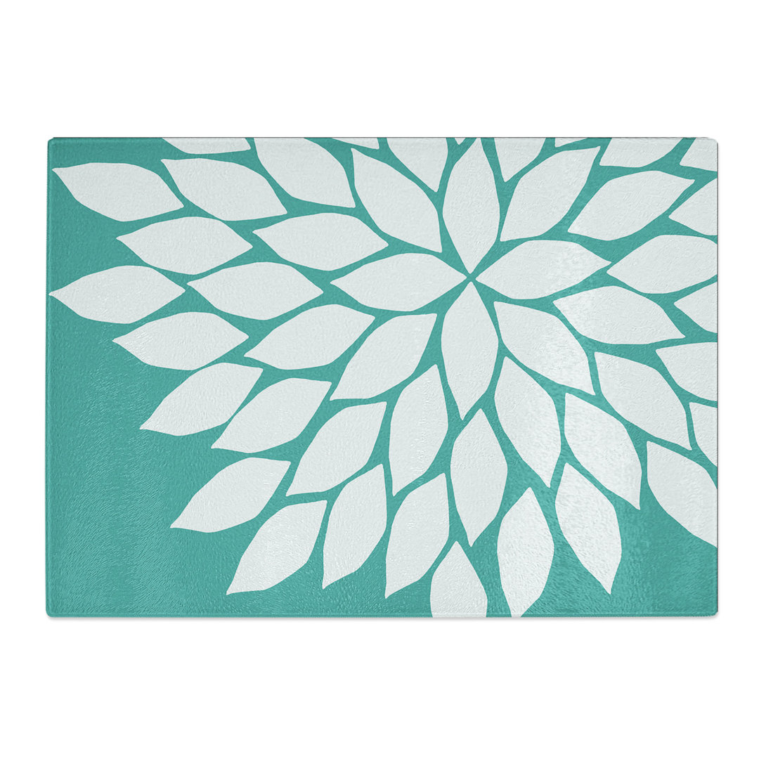 Abstract Leaves No.1 Gold Chopping Board