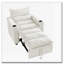 Fauteuil convertible en velours-1210471569