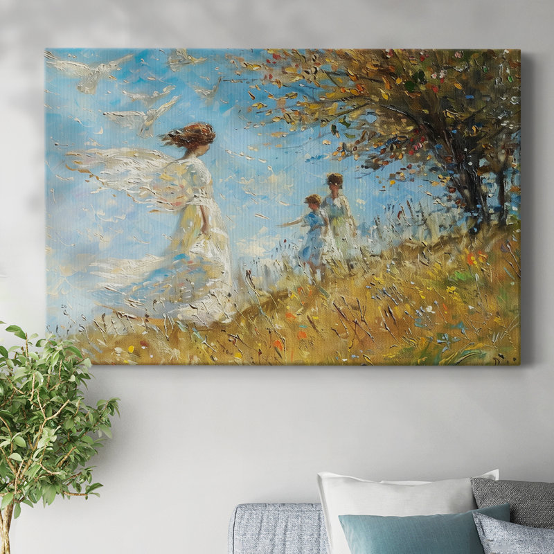 Animaux, série de paysages, H 12 po x l 18 po