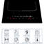 Plaque de cuisson électrique à 2 brûleurs Karinear 3500W 12Inch 220-240V