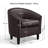 Seldon 28'' H Vegan Leather Barrel Chair-259411567