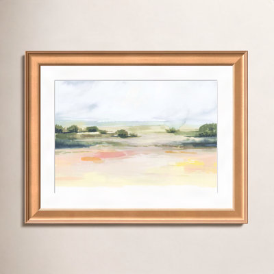 Sunlit Marsh I Painting by Grace Popp