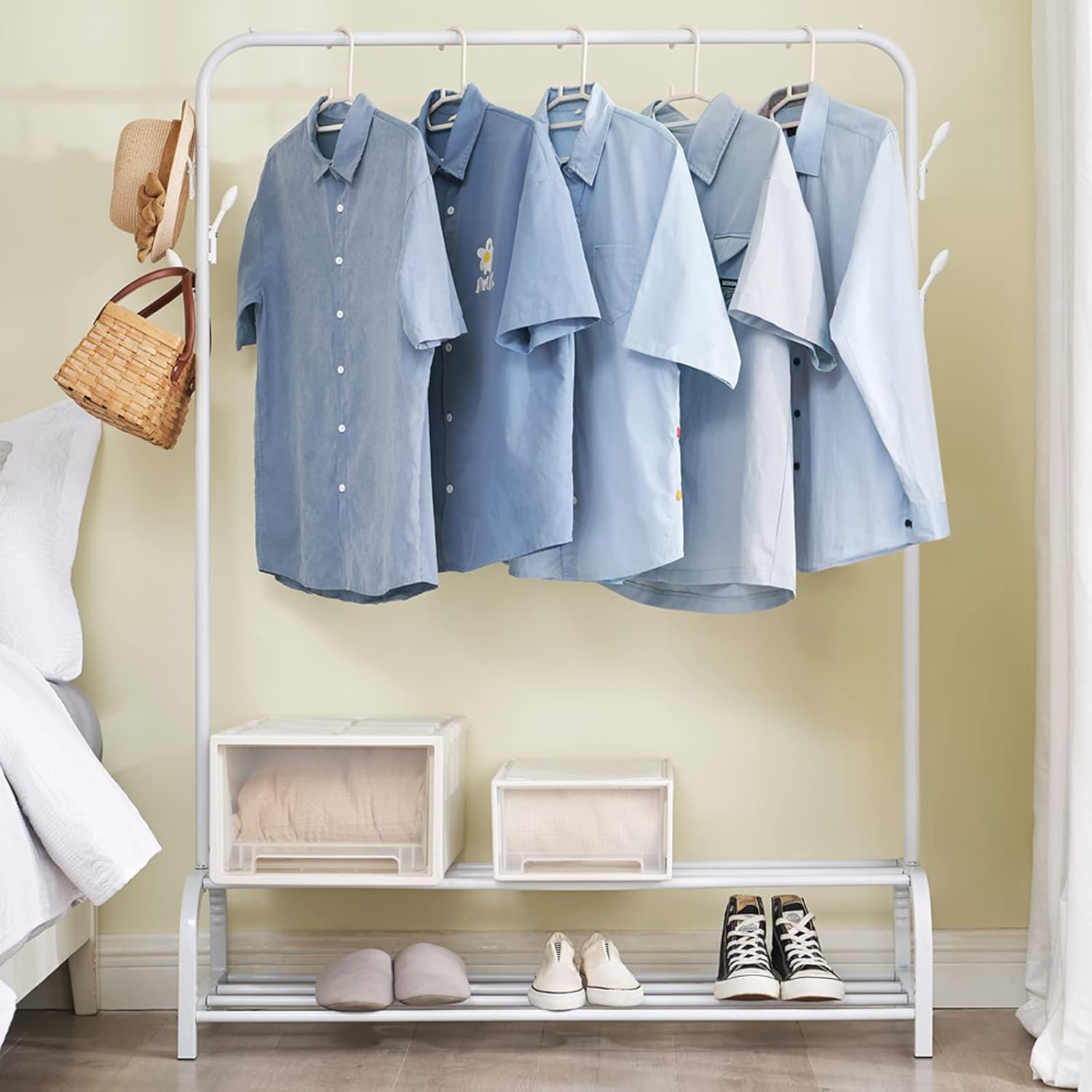 Rebrilliant Blasius 109cm Clothing Rack | Wayfair.co.uk