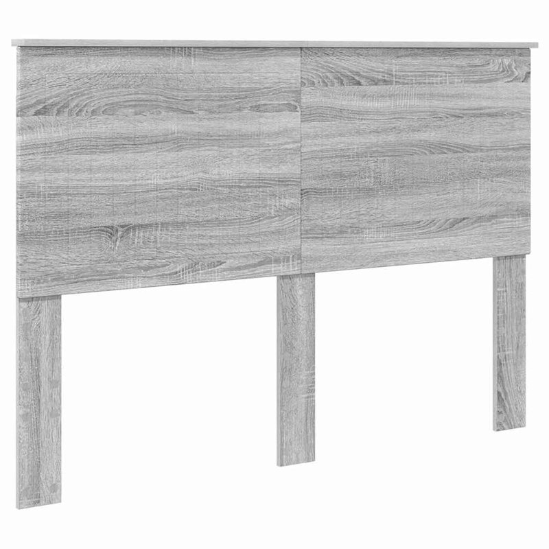 Panel Headboard, EU Double - 140 x 200 cm, Grey Sonoma