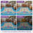 Thier Tiger Animal Print Machine Washable Blue / Pink / Beige Indoor Area Rug with Non-Slip Backing-359886490