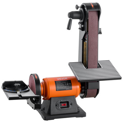 6" Disc Sander & 2" x 42" Belt Sander, 420W Professional Bench Belt Disc Sanders Combo with Multiple Angle Adjustments for DIY Woodworking, Furniture Refinishing, Knife Sharpening