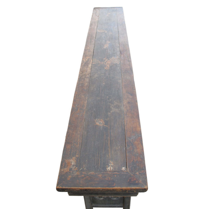 Ruyi 83.9'' W Solid Wood Console Table