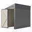 Remise Lean-To avec porte verrouillable-127286753