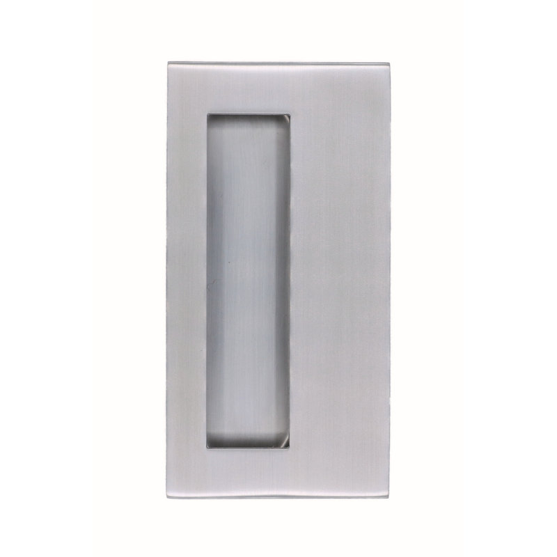 Recessed Push/Pull Plate, Satin Stainless Steel