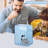 Clear Acrylic Piggy Bank with Key Kids Adults Money Saving Box Large Capacity Openable Transparent