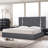 Preciado Upholstered Canvas Standard Bed-298560571-298534050