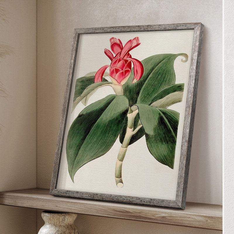 FloraOfTheTropicsI Framed Print - Solid Wood, 11" H x 9" W