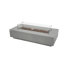 Savanah 72" Natural Gas Concrete Fire Pit Table with Wind Guard, Burner Lid, & Cover