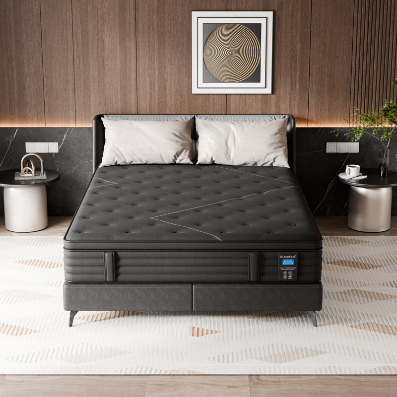 Ultra Firm Queen Mattress 14" Queen Mattress Memory Foam Blend Extra Lumbar Support For Back Pain Relief And Cool Sleep Firm Foam Encasement Edge