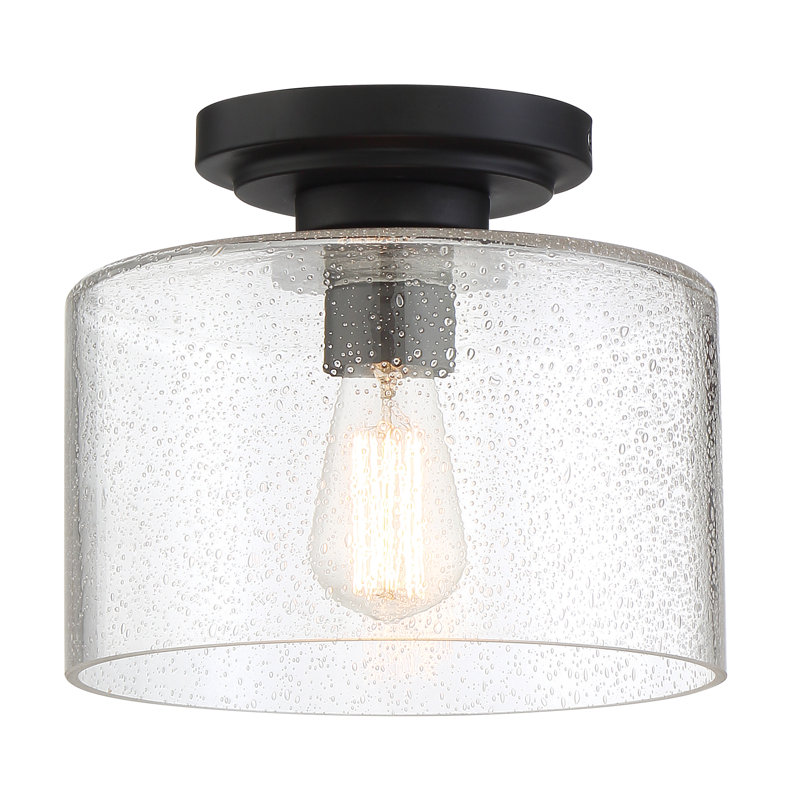 Klarice Glass Semi Flush Mount
