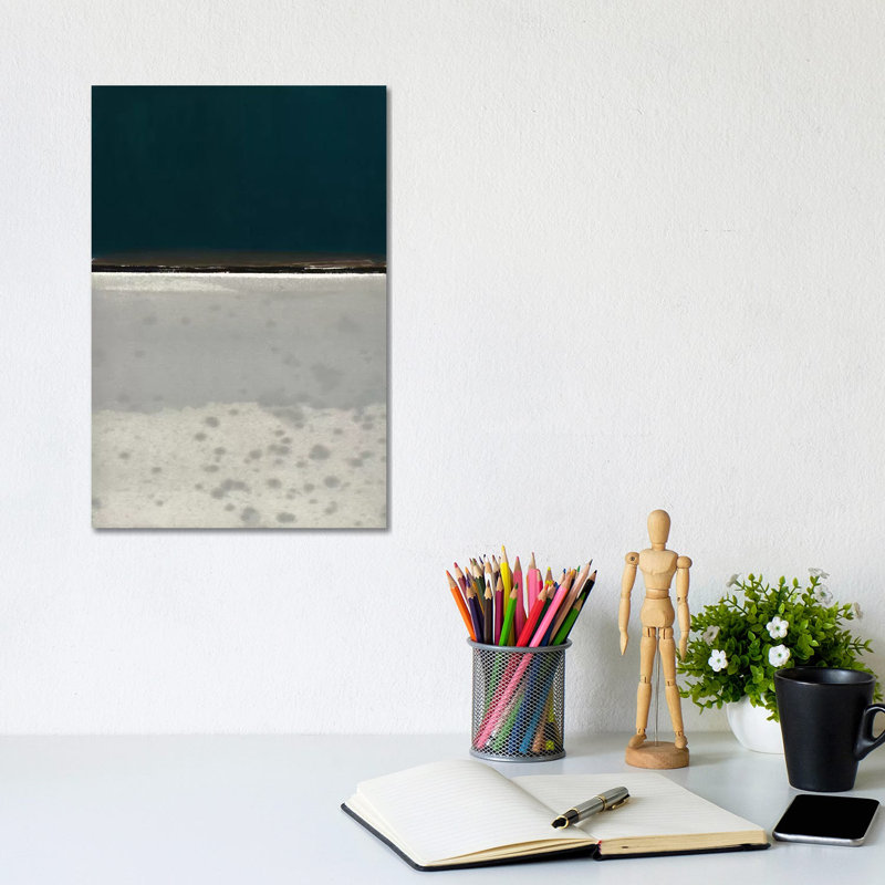 Horizon Indigo by Rob Delamater - Wrapped Canvas Painting, 20.32 cm H x 30.48 cm W