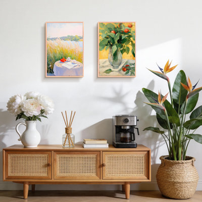 Metal Frames with Openings Mat, Deep Gold, Real Glass